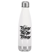 Female Taylor Rage Girl Retro Taylor First Name Stainless Steel Insulated Water Bottle