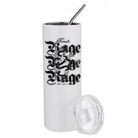 Female Taylor Rage Girl Retro Taylor First Name Stainless Steel Tumbler