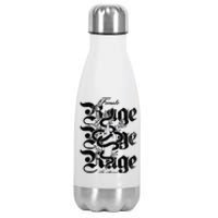 Female Taylor Rage Girl Retro Taylor First Name Stainless Steel Insulated Water Bottle