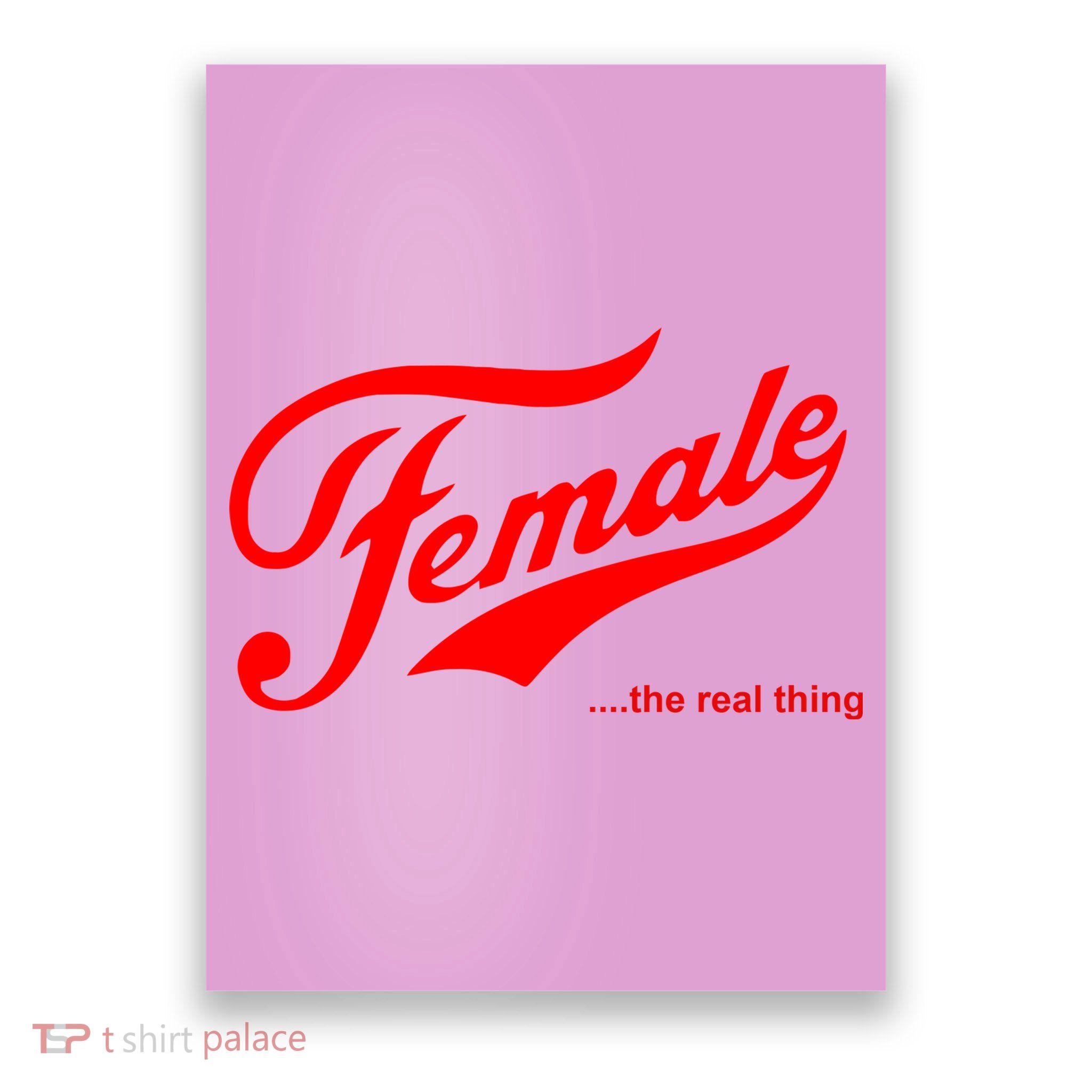 Female The Real Thing Poster