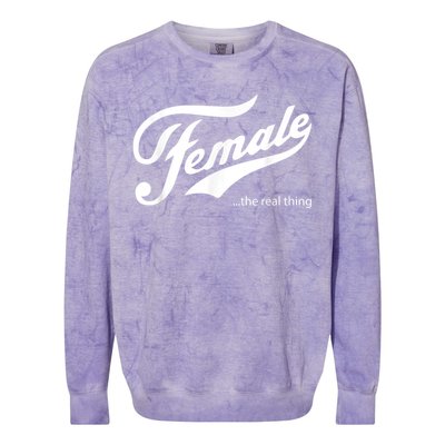 Female The Real Thing Pro Women Colorblast Crewneck Sweatshirt