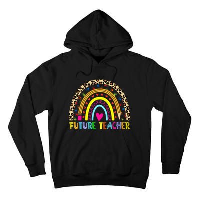 Future Teacher Rainbow Tall Hoodie