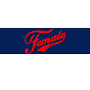 Female The Real Thing Bumper Sticker