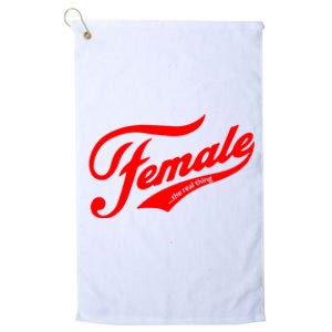 Female The Real Thing Platinum Collection Golf Towel