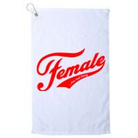 Female The Real Thing Platinum Collection Golf Towel