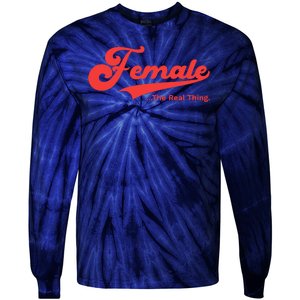 Female The Real Thing Tie-Dye Long Sleeve Shirt