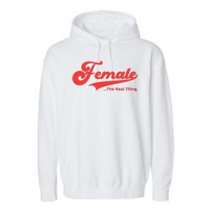 Female The Real Thing Garment-Dyed Fleece Hoodie