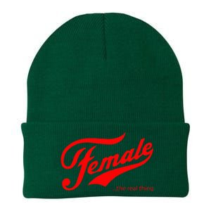 Female The Real Thing Knit Cap Winter Beanie