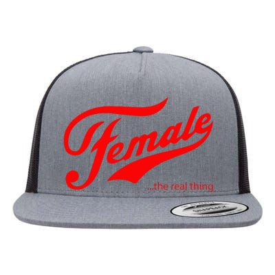 Female The Real Thing Flat Bill Trucker Hat