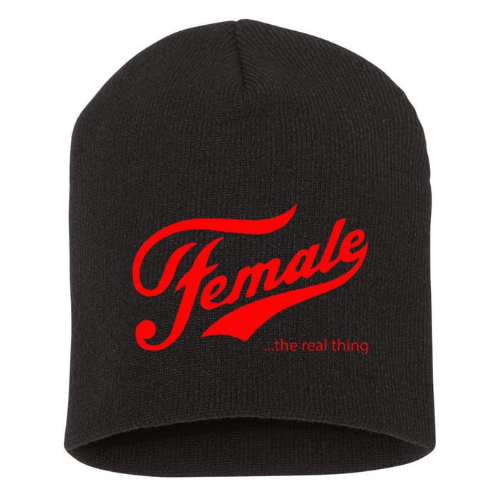 Female The Real Thing Short Acrylic Beanie