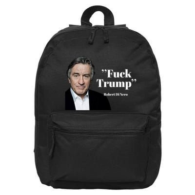 Fuck Trump Robert Di Nero 16 in Basic Backpack