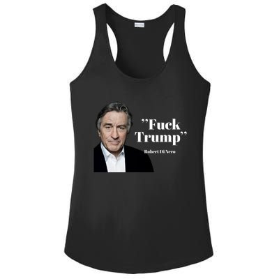 Fuck Trump Robert Di Nero Ladies PosiCharge Competitor Racerback Tank