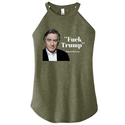 Fuck Trump Robert Di Nero Women's Perfect Tri Rocker Tank