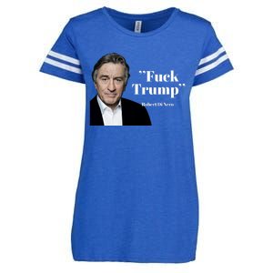 Fuck Trump Robert Di Nero Enza Ladies Jersey Football T-Shirt