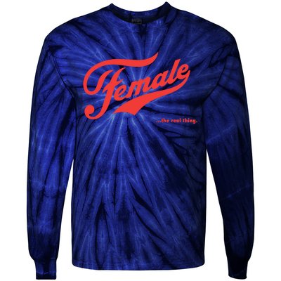 Female The Real Thing Tie-Dye Long Sleeve Shirt