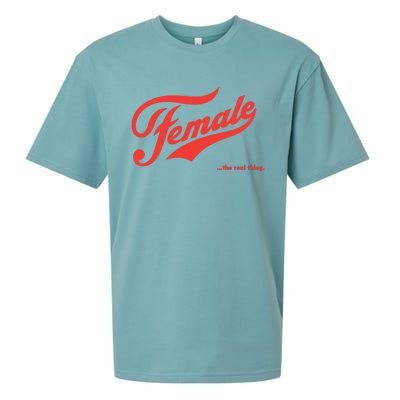 Female The Real Thing Sueded Cloud Jersey T-Shirt