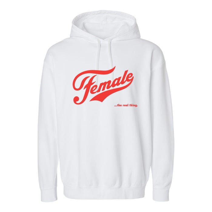 Female The Real Thing Garment-Dyed Fleece Hoodie