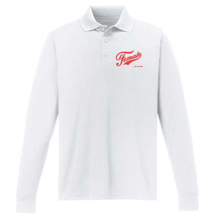 Female The Real Thing Performance Long Sleeve Polo