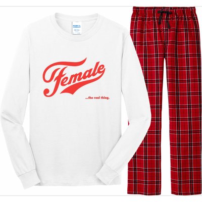 Female The Real Thing Long Sleeve Pajama Set