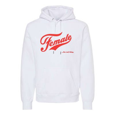 Female The Real Thing Premium Hoodie