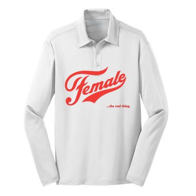 Female The Real Thing Silk Touch Performance Long Sleeve Polo