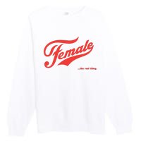 Female The Real Thing Premium Crewneck Sweatshirt