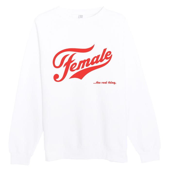 Female The Real Thing Premium Crewneck Sweatshirt