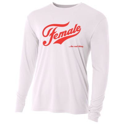 Female The Real Thing Cooling Performance Long Sleeve Crew