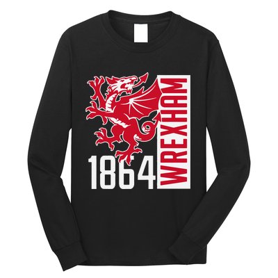 Funny The Red Dragons Wrexham Fc Football Club Wrexham Gift Long Sleeve Shirt