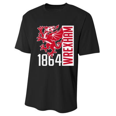 Funny The Red Dragons Wrexham Fc Football Club Wrexham Gift Performance Sprint T-Shirt