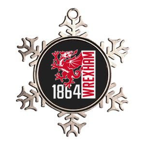 Funny The Red Dragons Wrexham Fc Football Club Wrexham Gift Metallic Star Ornament