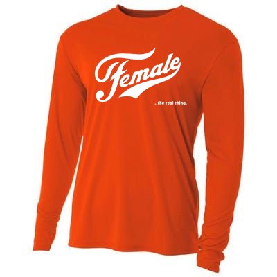 Female The Real Thing Cooling Performance Long Sleeve Crew