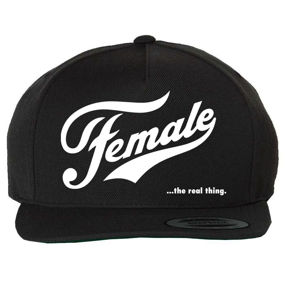 Female The Real Thing Wool Snapback Cap