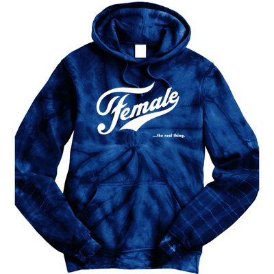 Female The Real Thing Tie Dye Hoodie