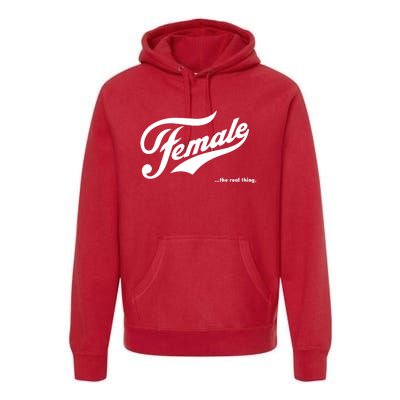 Female The Real Thing Premium Hoodie