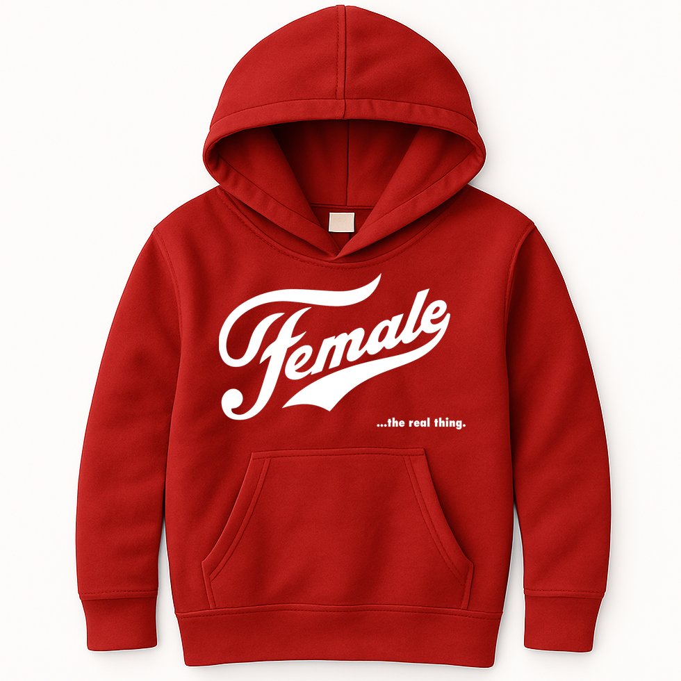 Female The Real Thing Kids Hoodie