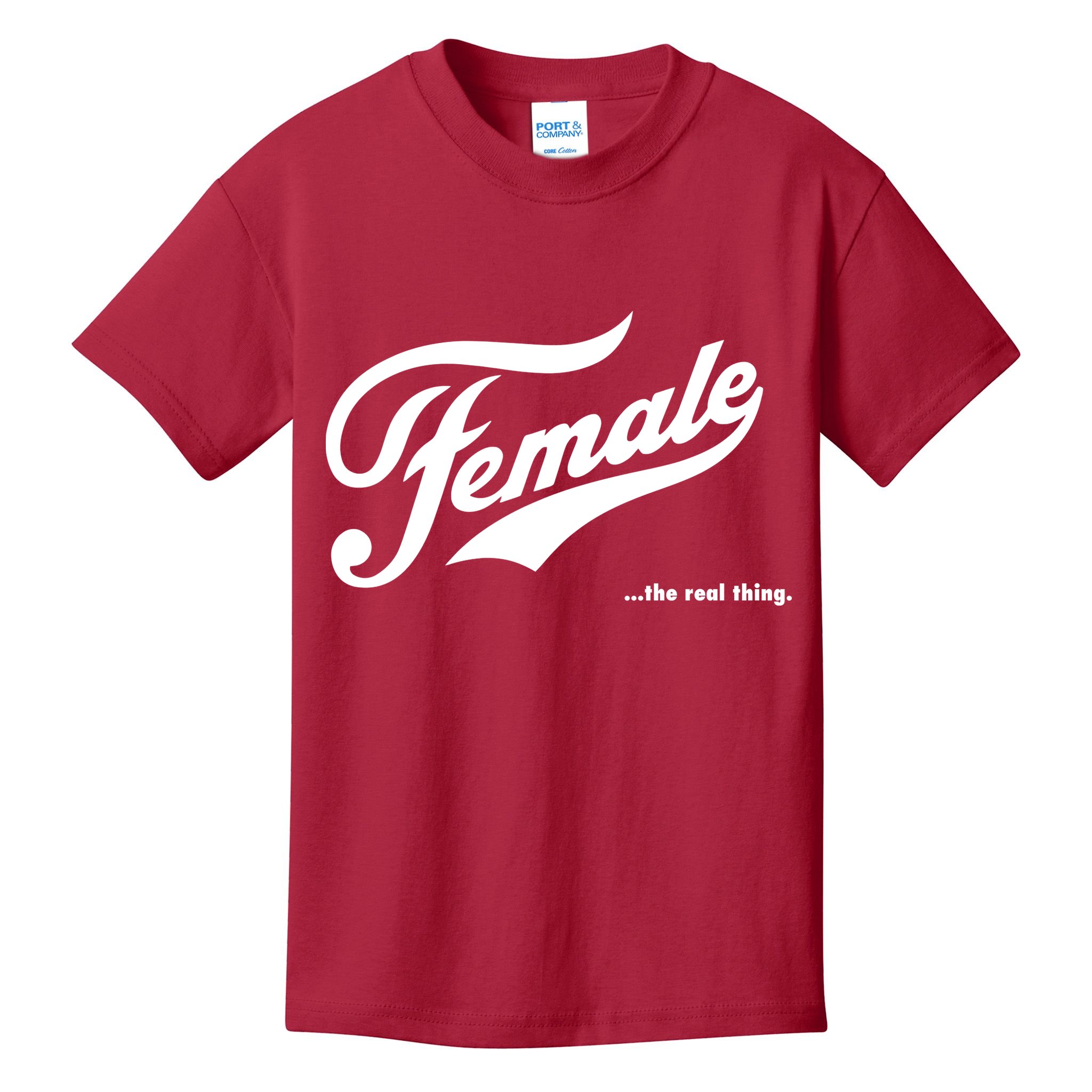 Female The Real Thing Kids T-Shirt