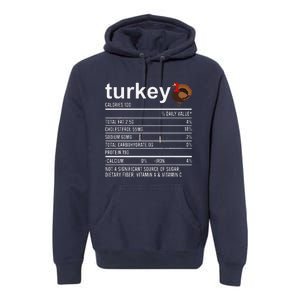 Funny Thanksgiving Retro Turkey Zero Plucks Given Premium Hoodie