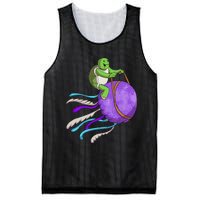 Funny Turtle Riding Jellyfish Sea Turtle, Hawaii Mesh Reversible Basketball Jersey Tank