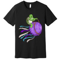 Funny Turtle Riding Jellyfish Sea Turtle, Hawaii Premium T-Shirt