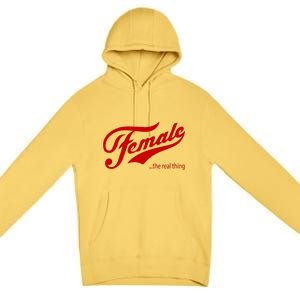 Female The Real Thing Premium Pullover Hoodie