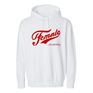 Female The Real Thing Garment-Dyed Fleece Hoodie