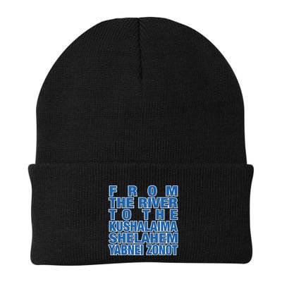 From The River To The Kushalaima Shelahem Yabnei Zonot Beanie
