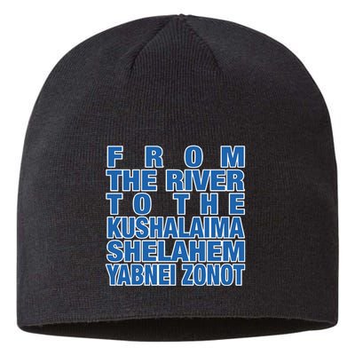 From The River To The Kushalaima Shelahem Yabnei Zonot Sustainable Beanie