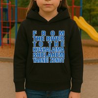 From The River To The Kushalaima Shelahem Yabnei Zonot Kids Hoodie