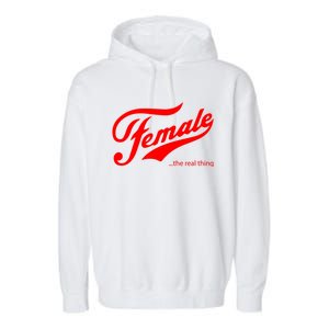 Female The Real Thing Garment-Dyed Fleece Hoodie