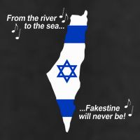 From The River To The Sea Fakestine Will Never Be Israel 7 Panel Mesh Trucker Snapback Hat