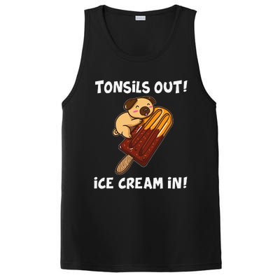 Funny Tonsil Removal Surgery Recovery Gift Tonsillectomy Pug PosiCharge Competitor Tank