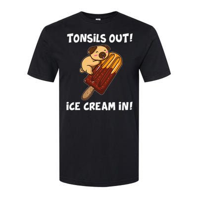 Funny Tonsil Removal Surgery Recovery Gift Tonsillectomy Pug Softstyle CVC T-Shirt