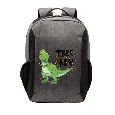 Festive Tree Rex Dinosaur T Rex Christmas Lights Vector Backpack